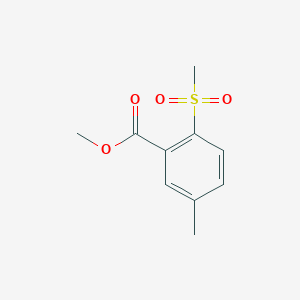 Chemical structure of Methyl 5-Methyl-2-(methylsulfonyl)benzoate