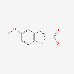 Chemical structure of Methyl 5-methoxybenzo[b]thiophene-2-carboxylate