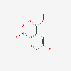 Chemical structure of Methyl 5-methoxy-2-nitrobenzoate