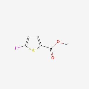 Chemical structure of Methyl 5-iodothiophene-2-carboxylate