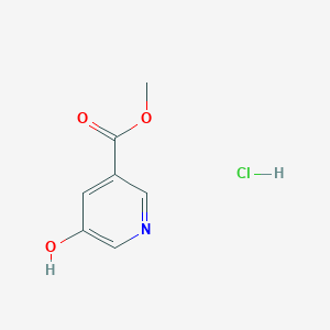 Chemical structure of Methyl 5-Hydroxynicotinate Hydrochloride