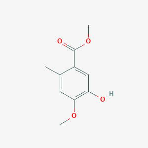 Chemical structure of Methyl 5-Hydroxy-4-Methoxy-2-Methylbenzoate
