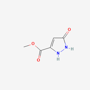 Chemical structure of Methyl 5-hydroxy-1H-pyrazole-3-carboxylate