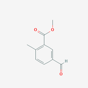 Chemical structure of Methyl 5-formyl-2-methylbenzoate