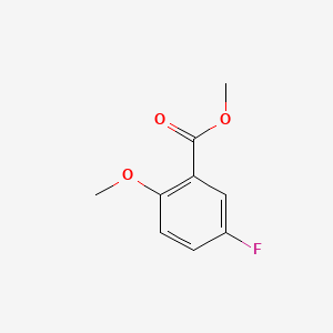 Chemical structure of Methyl 5-fluoro-2-methoxybenzoate
