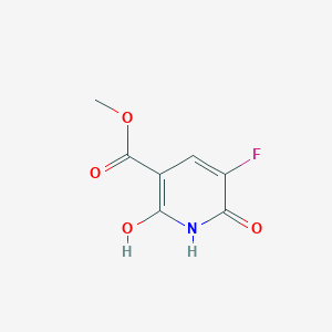 Chemical structure of Methyl 5-fluoro-2,6-dihydroxynicotinate