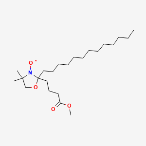 Chemical structure of Methyl 5-DOXYL-stearate, Free Radical