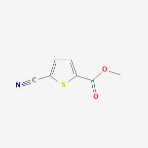 Chemical structure of Methyl 5-cyanothiophene-2-carboxylate