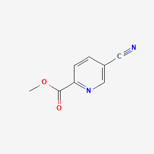 Chemical structure of Methyl 5-cyanopicolinate