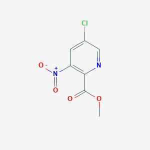 Chemical structure of Methyl 5-chloro-3-nitropicolinate