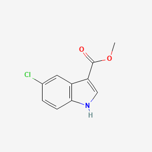 Chemical structure of Methyl 5-chloro-1H-indole-3-carboxylate