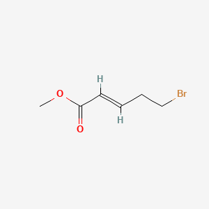 Chemical structure of Methyl 5-Bromopent-2-enoate