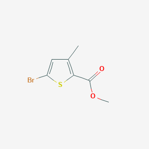 Chemical structure of Methyl 5-Bromo-3-methylthiophene-2-carboxylate