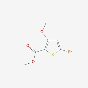 Chemical structure of Methyl 5-bromo-3-methoxythiophene-2-carboxylate