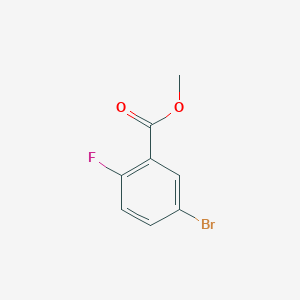 Chemical structure of Methyl 5-Bromo-2-Fluorobenzoate