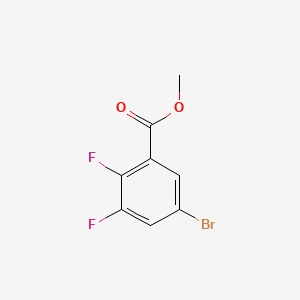 Chemical structure of Methyl 5-bromo-2,3-difluorobenzoate