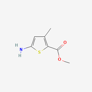 Chemical structure of METHYL 5-AMINO-3-METHYLTHIOPHENE-2-CARBOXYLATE