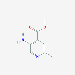 Chemical structure of Methyl 5-amino-2-methylisonicotinate