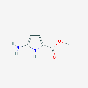 Chemical structure of Methyl 5-amino-1H-pyrrole-2-carboxylate