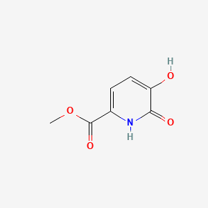Chemical structure of Methyl 5,6-dihydroxypicolinate