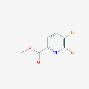 Chemical structure of Methyl 5,6-dibromopicolinate