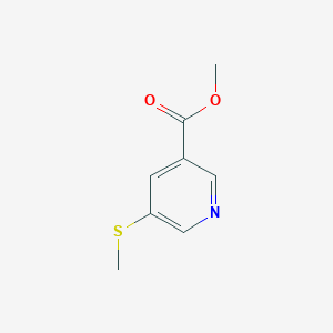 Chemical structure of Methyl 5-(Methylthio)nicotinate