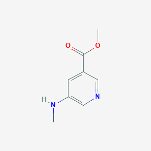 Chemical structure of Methyl 5-(Methylamino)nicotinate