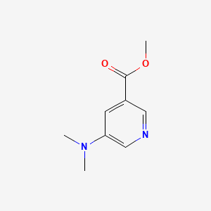 Chemical structure of Methyl 5-(Dimethylamino)nicotinate