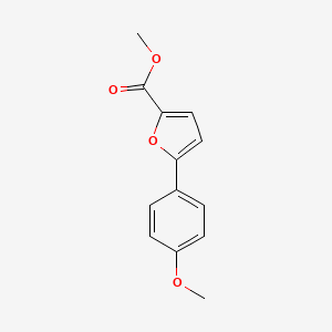 Chemical structure of Methyl 5-(4-methoxyphenyl)furan-2-carboxylate