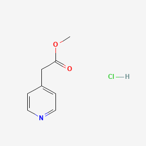 Chemical structure of Methyl 4-Pyridylacetate Hydrochloride