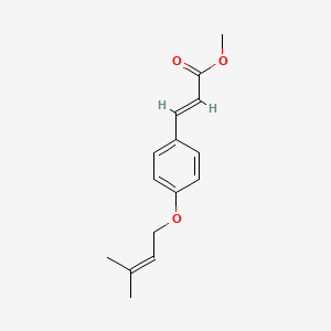Chemical structure of Methyl 4-prenyloxycinnamate