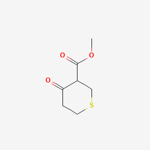 Chemical structure of Methyl 4-oxothiane-3-carboxylate