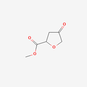 Chemical structure of Methyl 4-oxooxolane-2-carboxylate