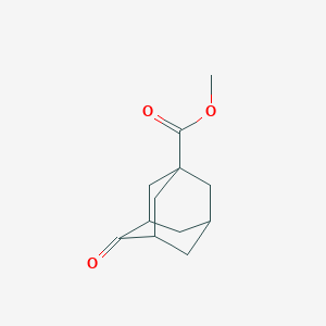 Chemical structure of Methyl 4-oxoadamantane-1-carboxylate