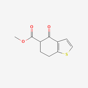 Chemical structure of Methyl 4-Oxo-4,5,6,7-Tetrahydrobenzo[B]Thiophene-5-Carboxylate