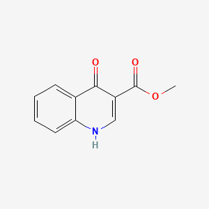 Chemical structure of Methyl 4-hydroxyquinoline-3-carboxylate