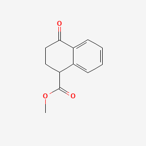 Chemical structure of Methyl 4-oxo-1,2,3,4-tetrahydronaphthalene-1-carboxylate