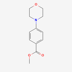 Chemical structure of Methyl 4-morpholinobenzoate
