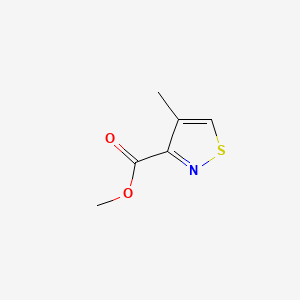Chemical structure of Methyl 4-methylisothiazole-3-carboxylate