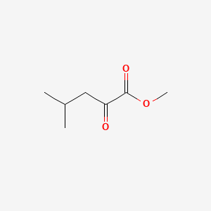 Chemical structure of Methyl 4-Methyl-2-oxopentanoate