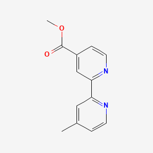 Chemical structure of Methyl 4'-Methyl-2,2'-bipyridine-4-carboxylate