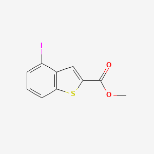 Chemical structure of Methyl 4-iodobenzo[b]thiophene-2-carboxylate