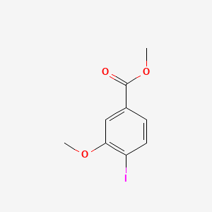Chemical structure of Methyl 4-iodo-3-methoxybenzoate