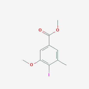 Chemical structure of Methyl 4-Iodo-3-methoxy-5-methylbenzoate