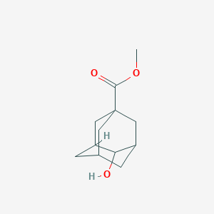 Chemical structure of Methyl 4-hydroxyadamantane-1-carboxylate