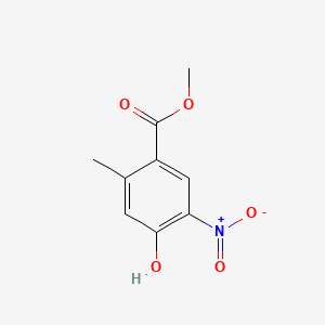 Chemical structure of Methyl 4-Hydroxy-2-Methyl-5-Nitrobenzoate