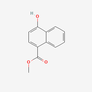 Chemical structure of Methyl 4-hydroxy-1-naphthoate