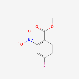 Chemical structure of Methyl 4-Fluoro-2-nitrobenzoate