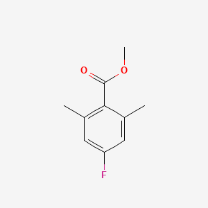 Chemical structure of Methyl 4-fluoro-2,6-dimethylbenzoate