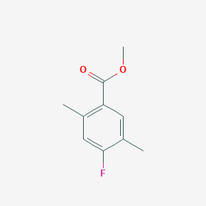 Chemical structure of Methyl 4-fluoro-2,5-dimethylbenzoate